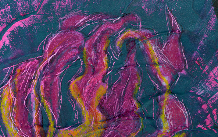gloriosa lily detail